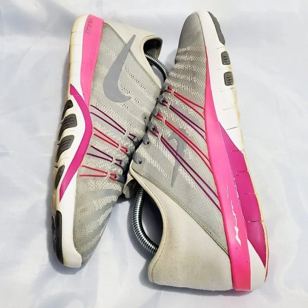 Nike Free TR7 Training Athletic Sneakers Gray/Pink 833413-006 Women's Size‎ 10